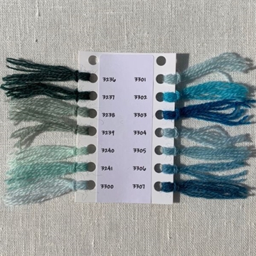 HF Orginal uld - 3236-3307 grøn blå nuancer
